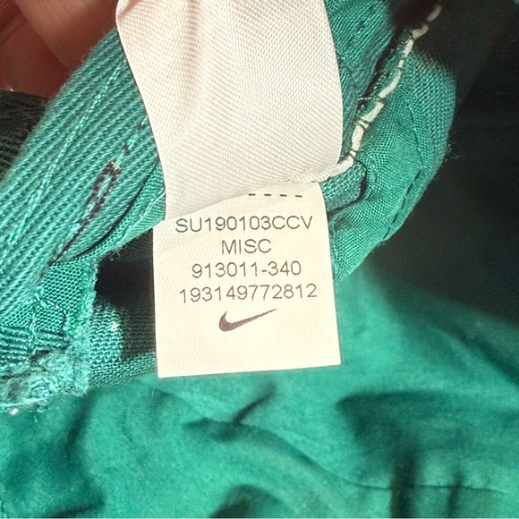 NIKE SWOOSH HERITAGE 86 Watermelon Green 1 SIZE BASEBALL CAP STRAPBACK HAT STAIN - Picture 8 of 8